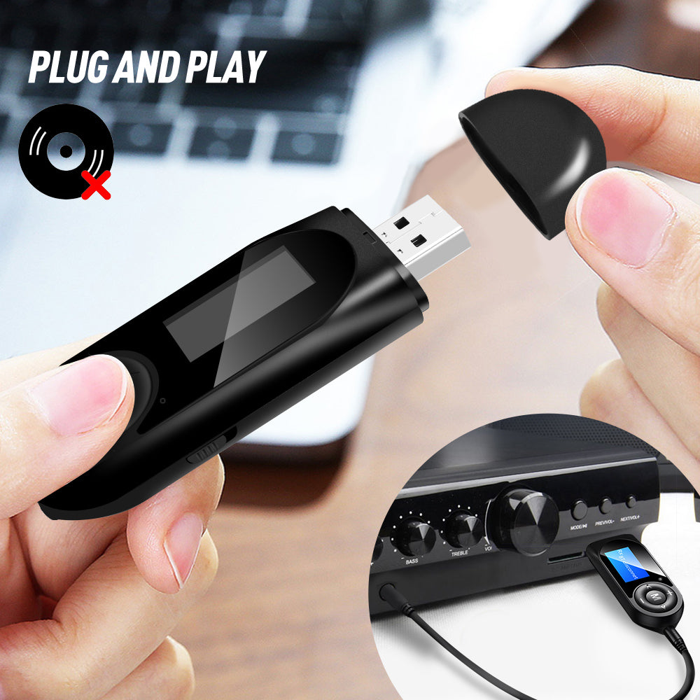 Bluetooth 5.0 USB Audio Transmitter & Receiver Adapter - Eastlakes Electronics